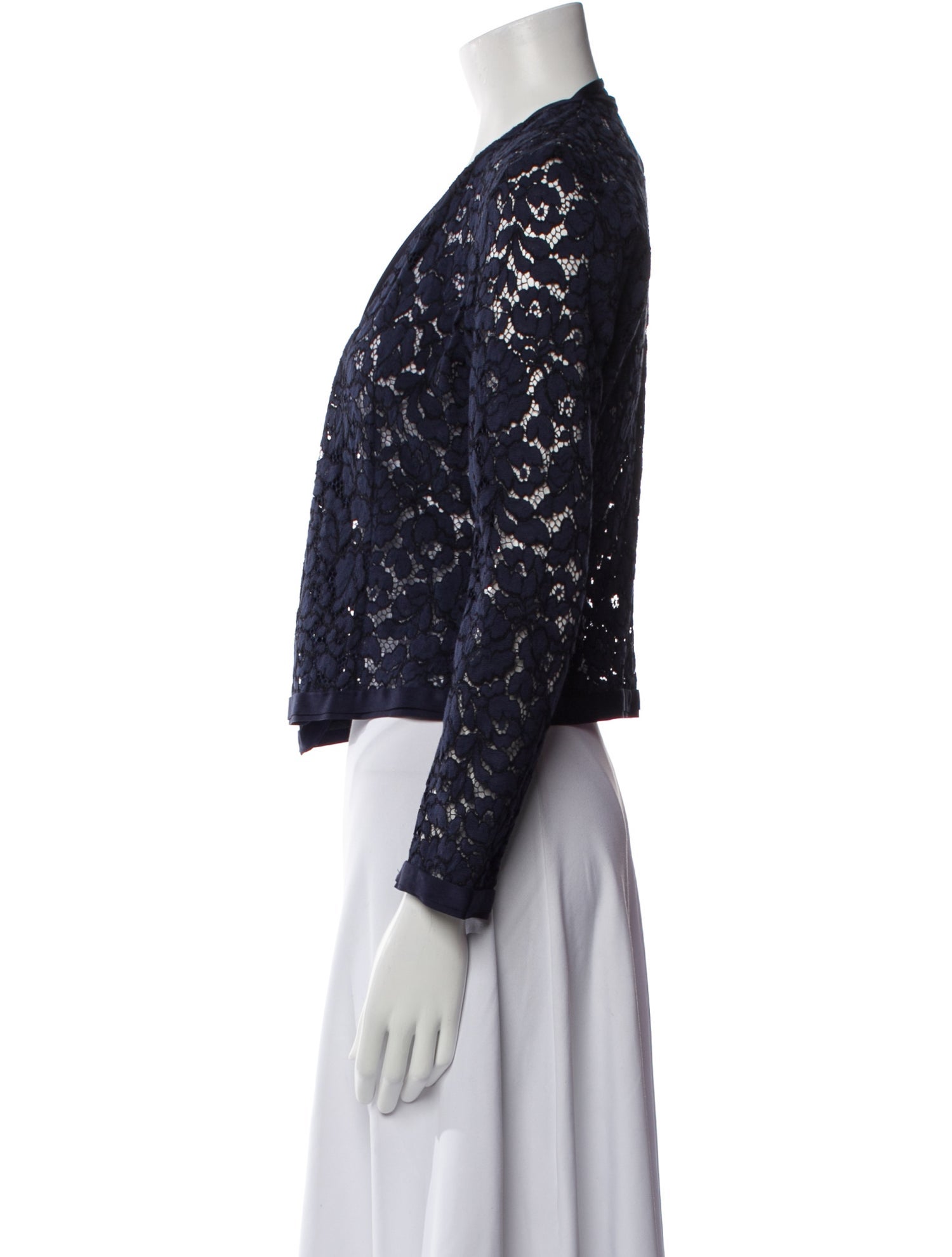 CH Carolina Herrera Lace Pattern Evening Jacket