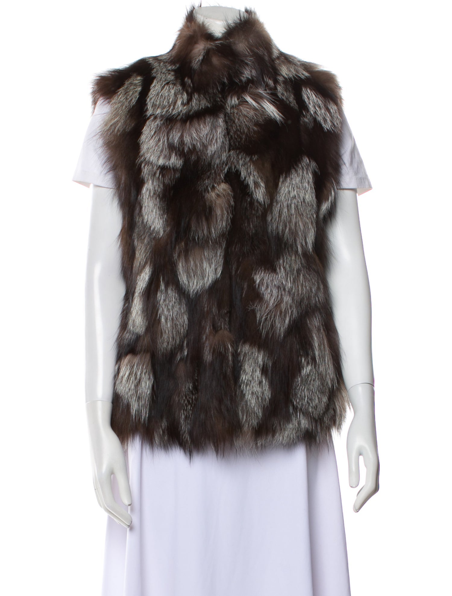 CH Carolina Herrera Fox Printed Vest