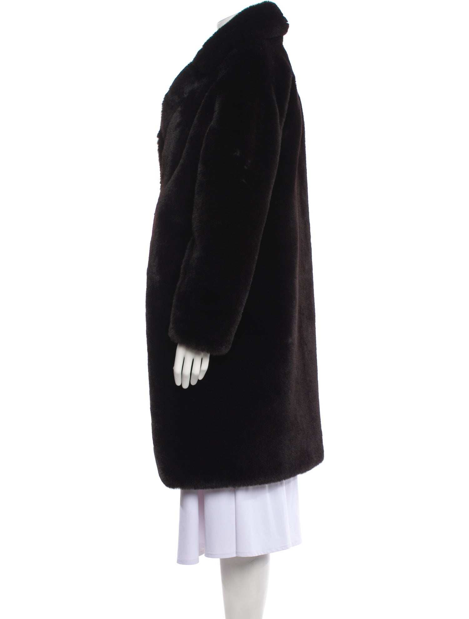 CH Carolina Herrera Faux Fur Coat