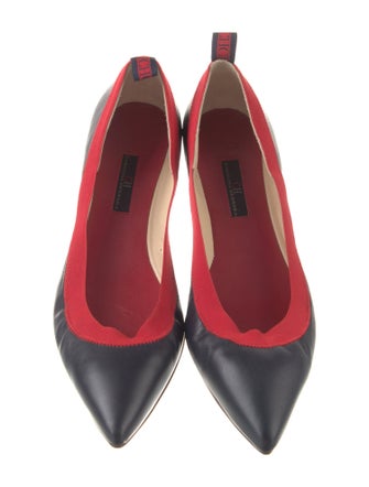 CH Carolina Herrera Leather Flats