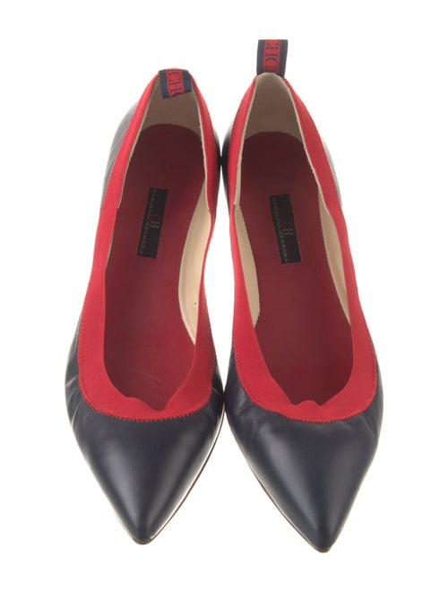 CH Carolina Herrera Leather Flats