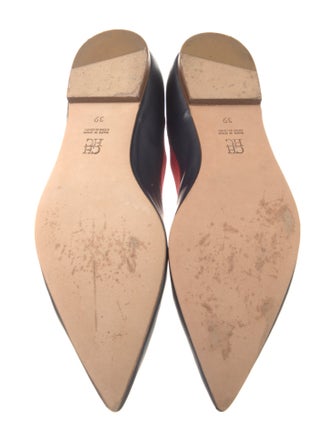 CH Carolina Herrera Leather Flats