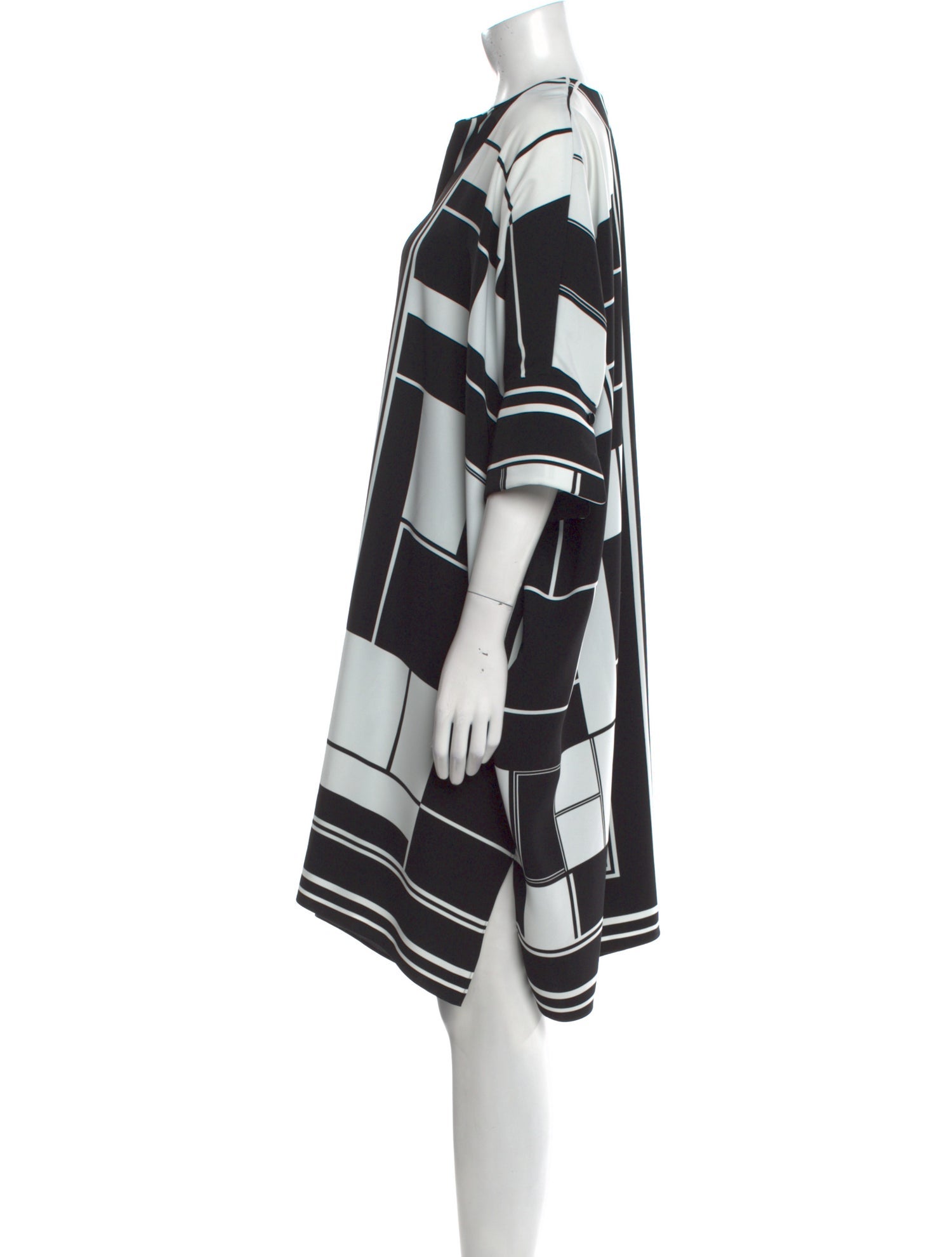 CH Carolina Herrera Striped Knee-Length Dress