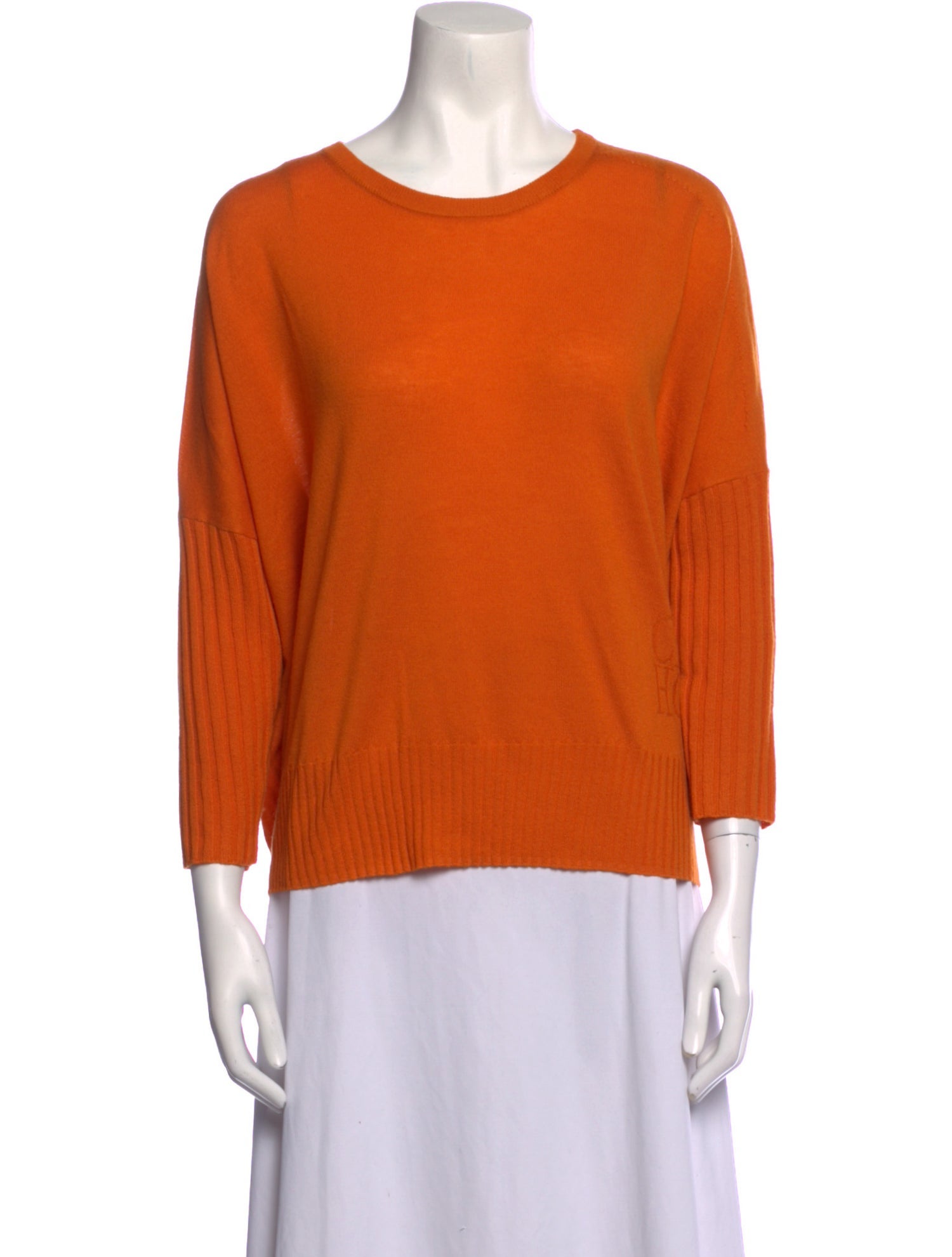 CH Carolina Herrera Merino Wool Scoop Neck Sweater