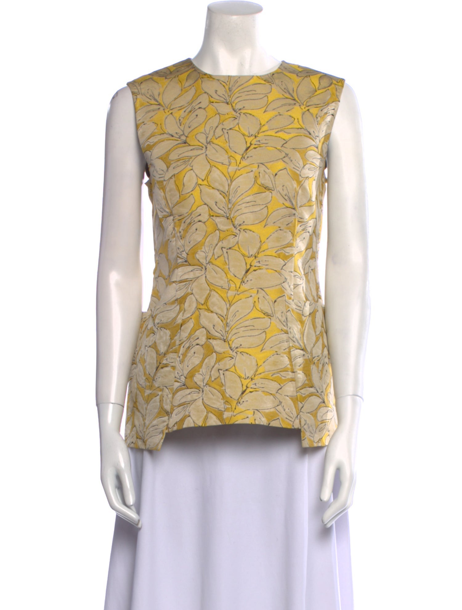 CH Carolina Herrera Printed Crew Neck Top