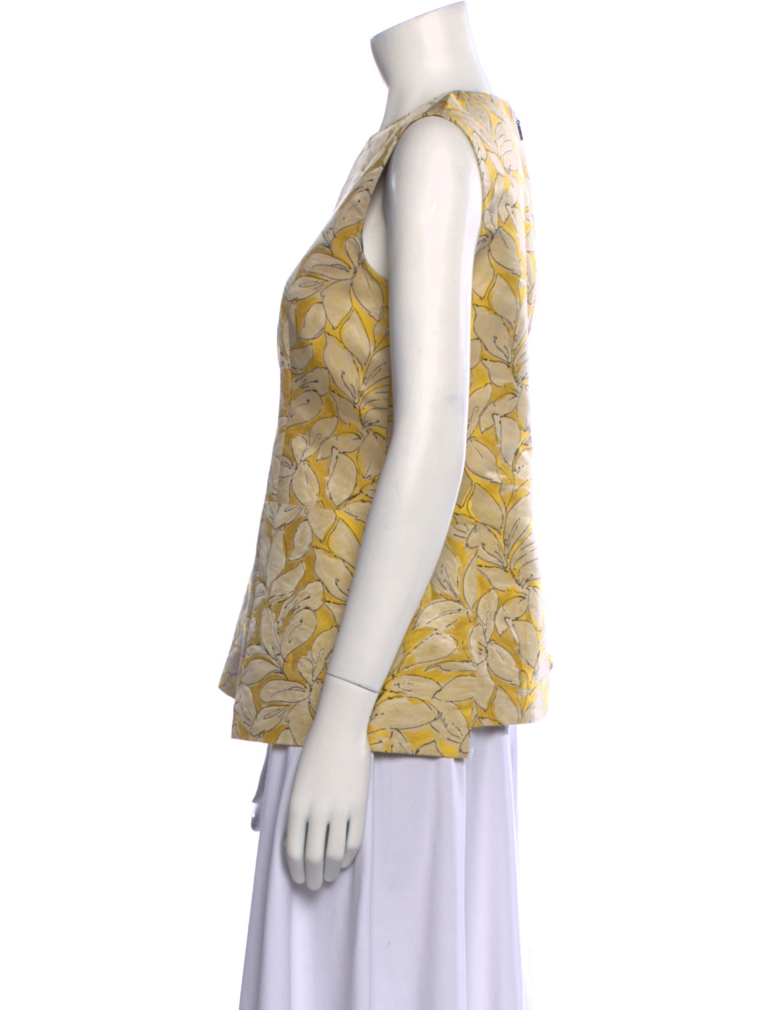 CH Carolina Herrera Printed Crew Neck Top