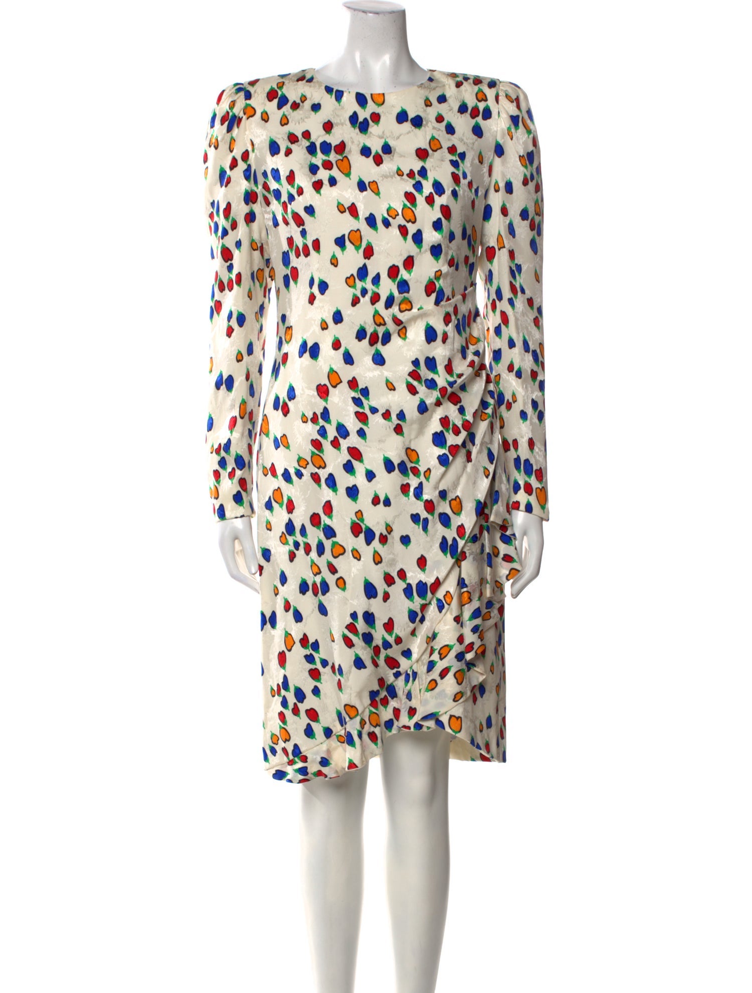CH Carolina Herrera Vintage Midi Length Dress