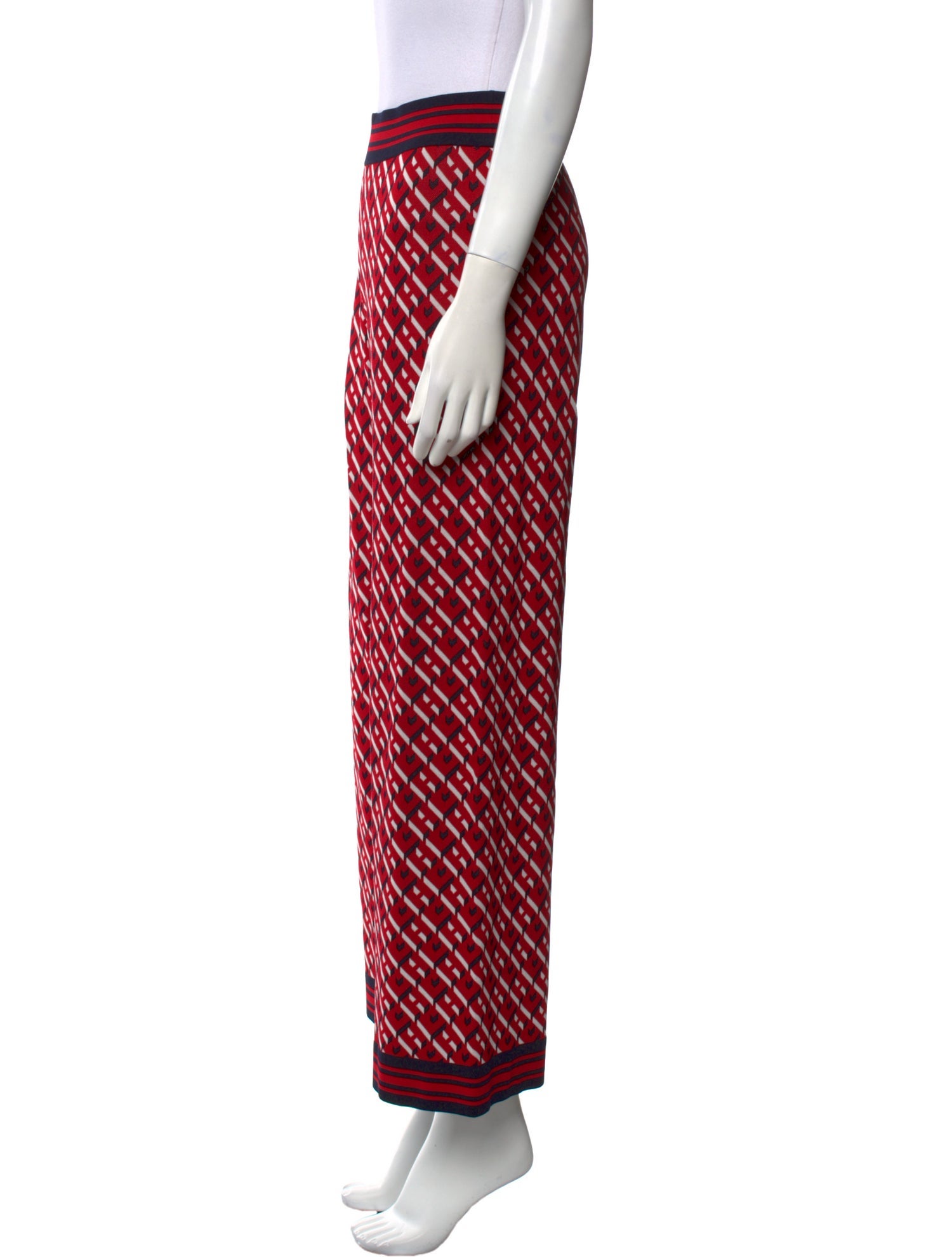 CH Carolina Herrera Striped Wide Leg Pants