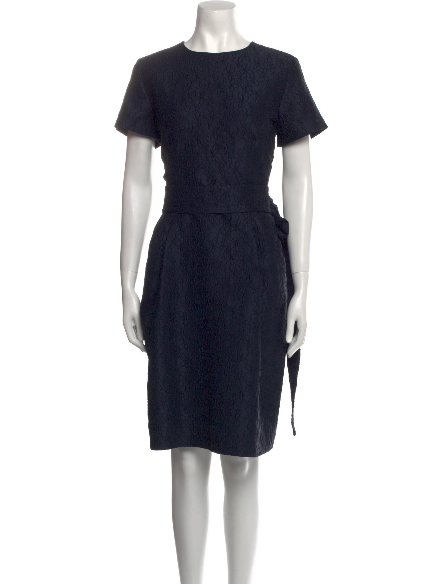 CH Carolina Herrera Crew Neck Knee-Length Dress w/ Tags
