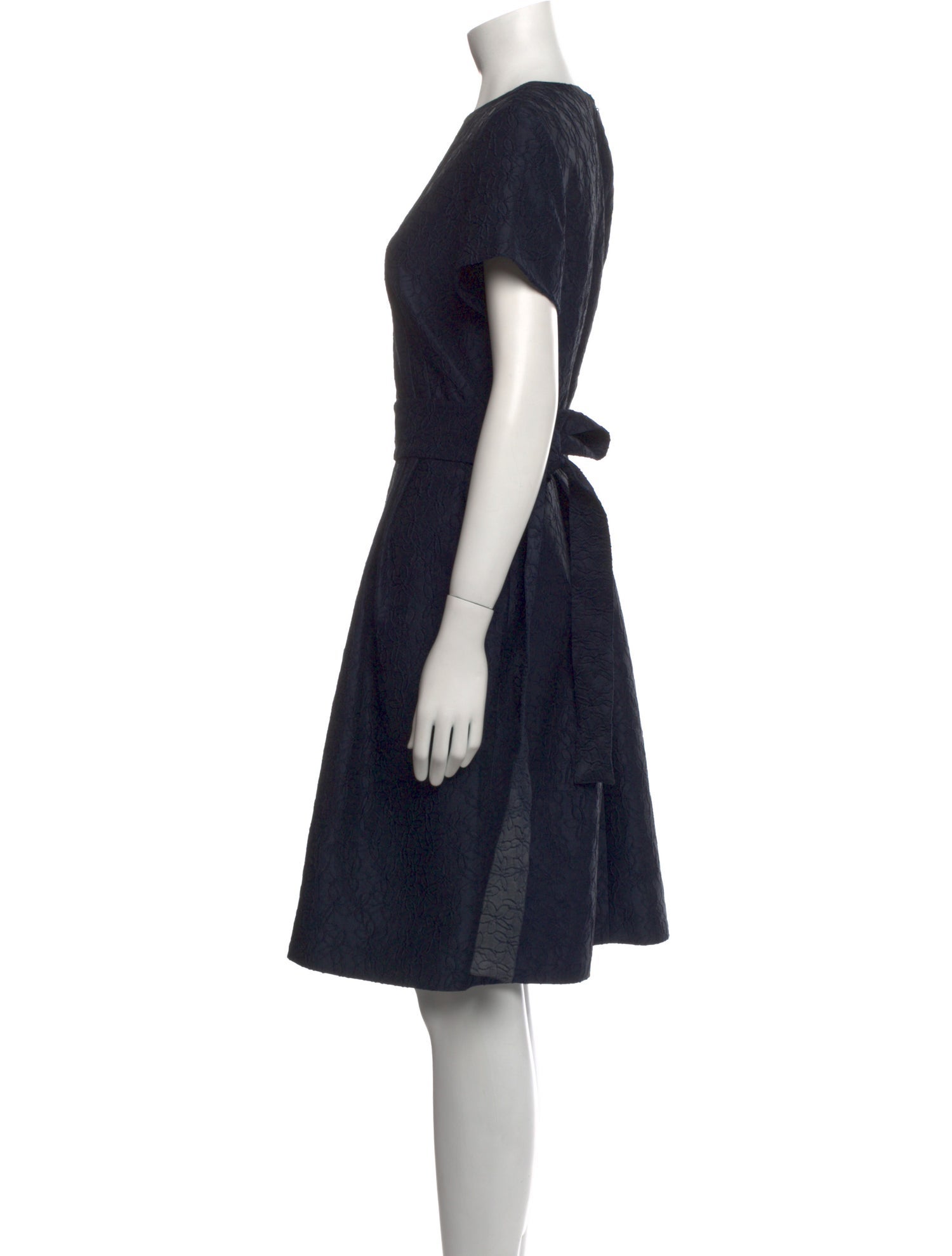 CH Carolina Herrera Crew Neck Knee-Length Dress w/ Tags