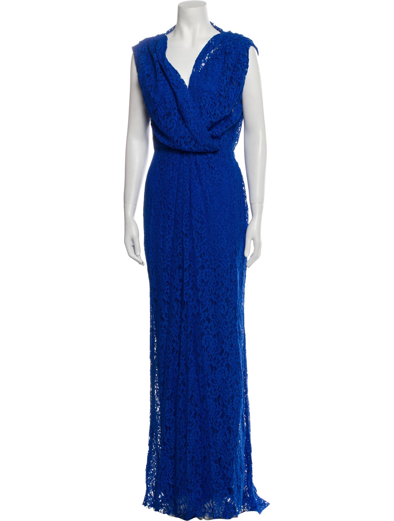 CH Carolina Herrera Lace Pattern Long Dress w/ Tags