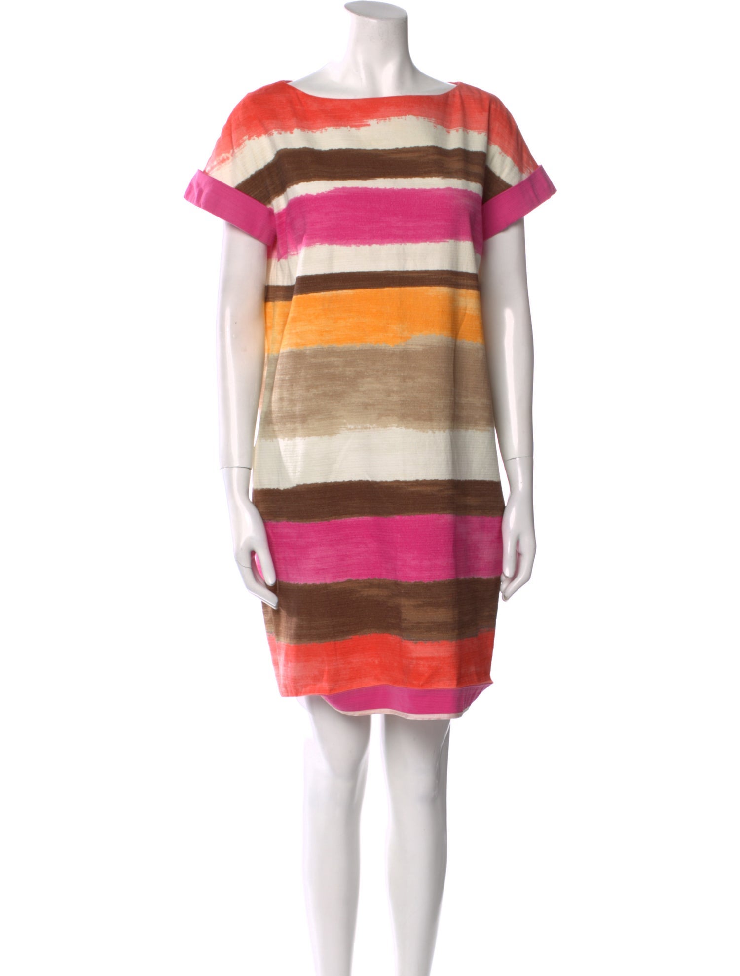 CH Carolina Herrera Striped Mini Dress