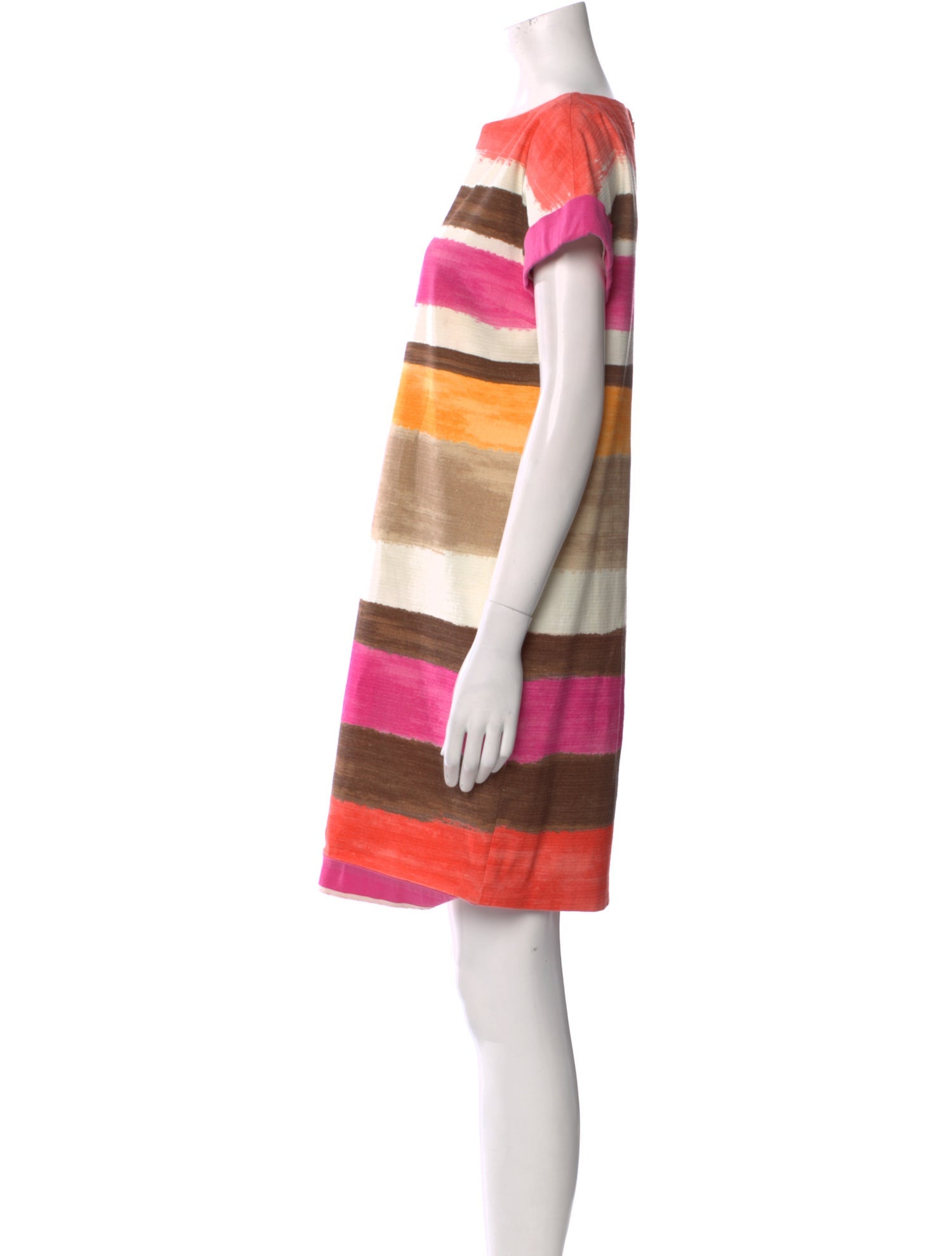CH Carolina Herrera Striped Mini Dress