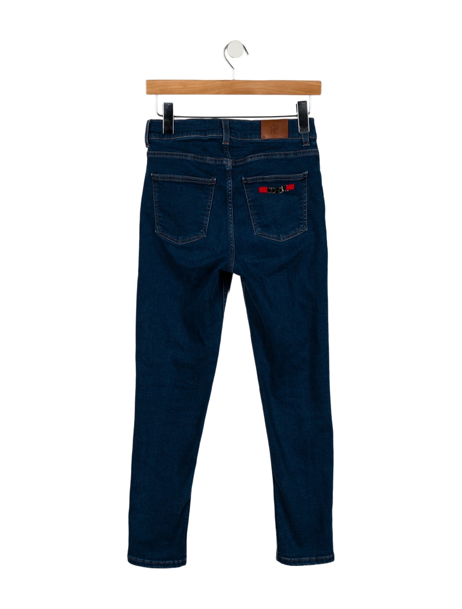 CH Carolina Herrera Mid-Rise Skinny Leg Jeans