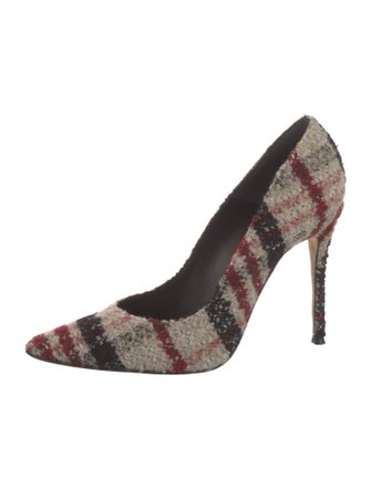 CH Carolina Herrera Wool Printed Pumps