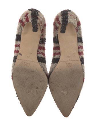CH Carolina Herrera Wool Printed Pumps