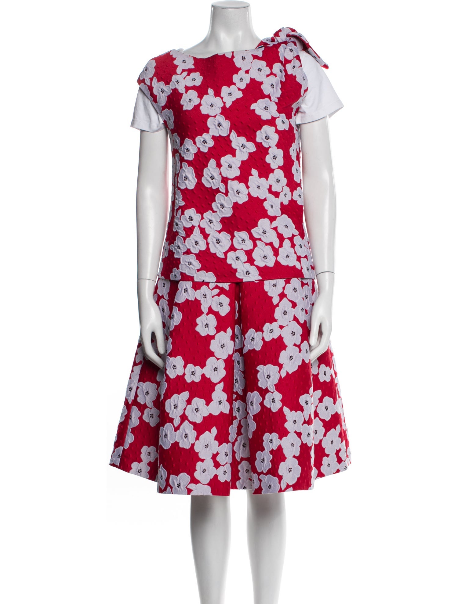 CH Carolina Herrera Floral Print Skirt Set