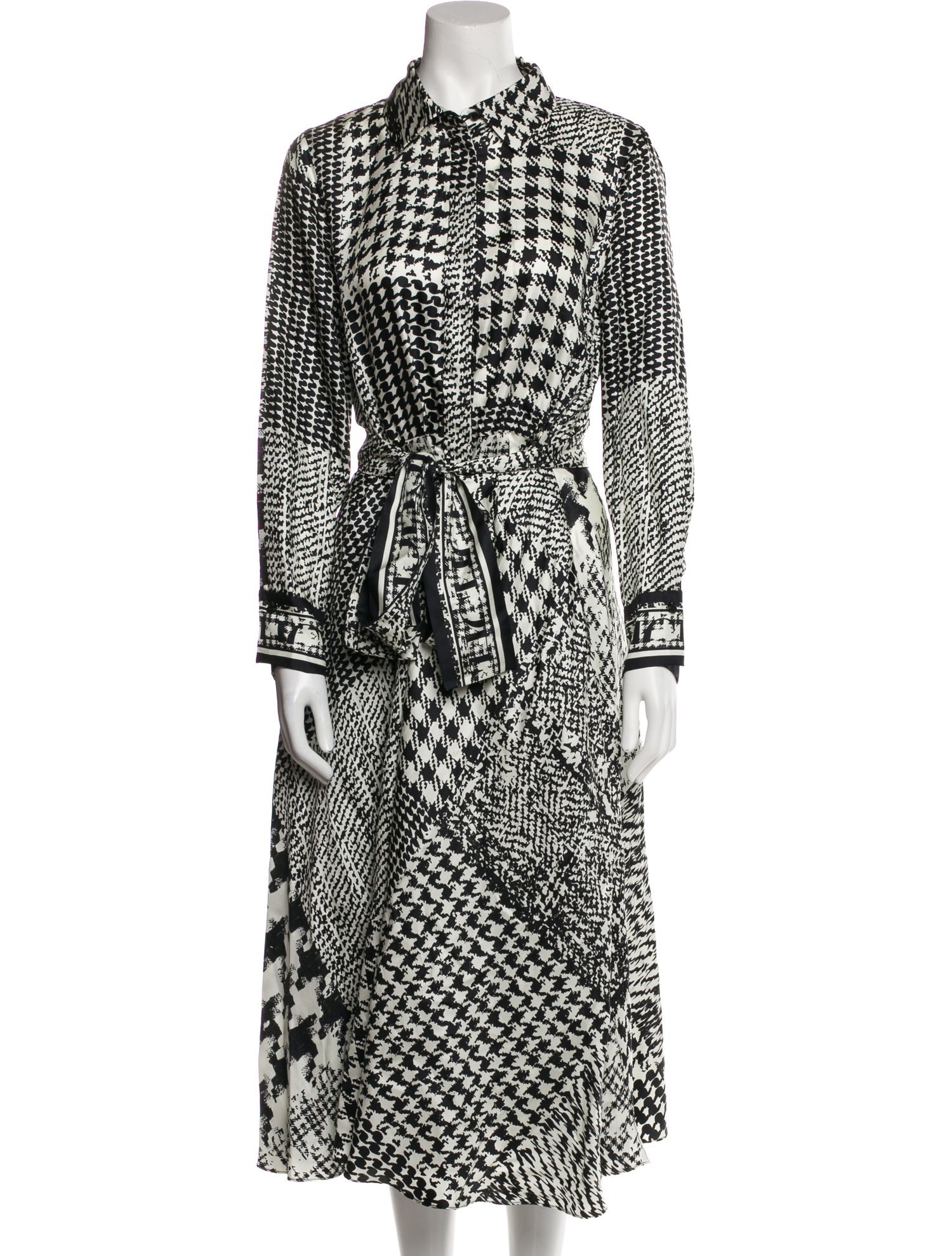 CH Carolina Herrera Silk Midi Length Dress