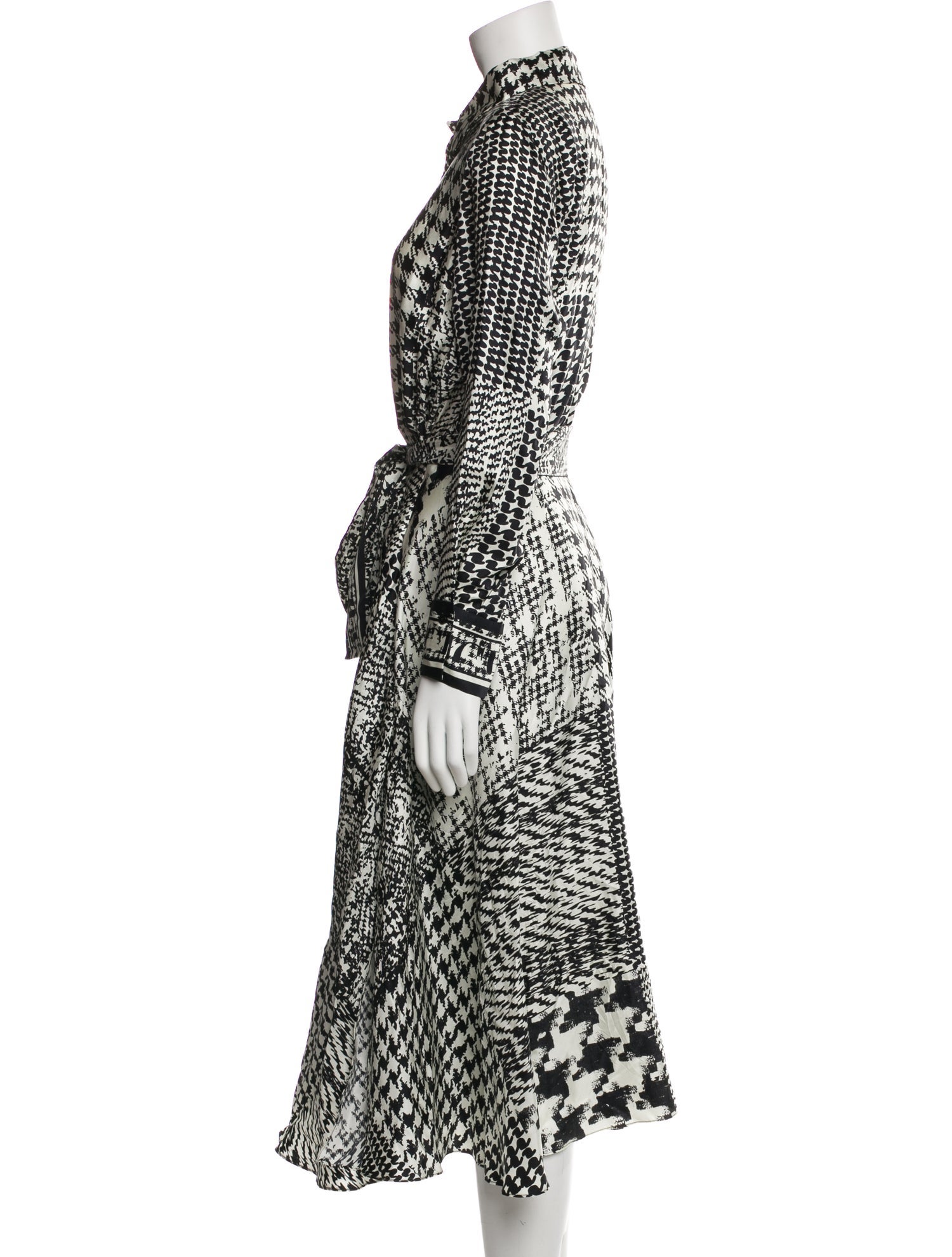 CH Carolina Herrera Silk Midi Length Dress