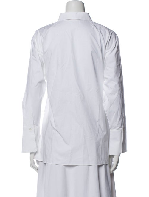 CH Carolina Herrera Long Sleeve Button-Up Top