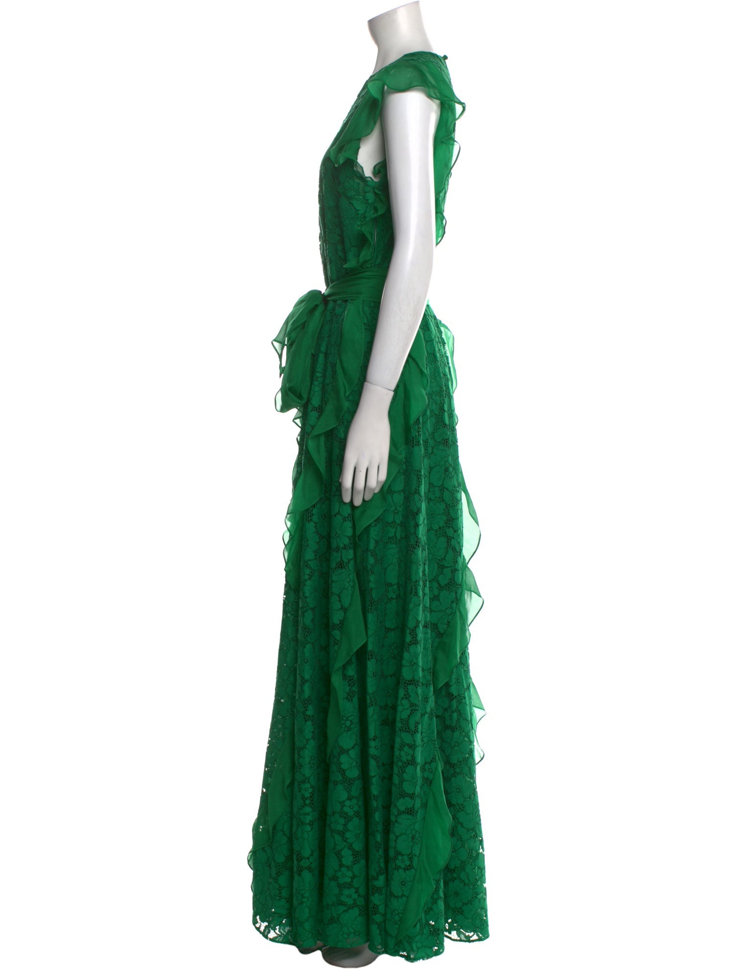 CH Carolina Herrera Floral Print Long Dress