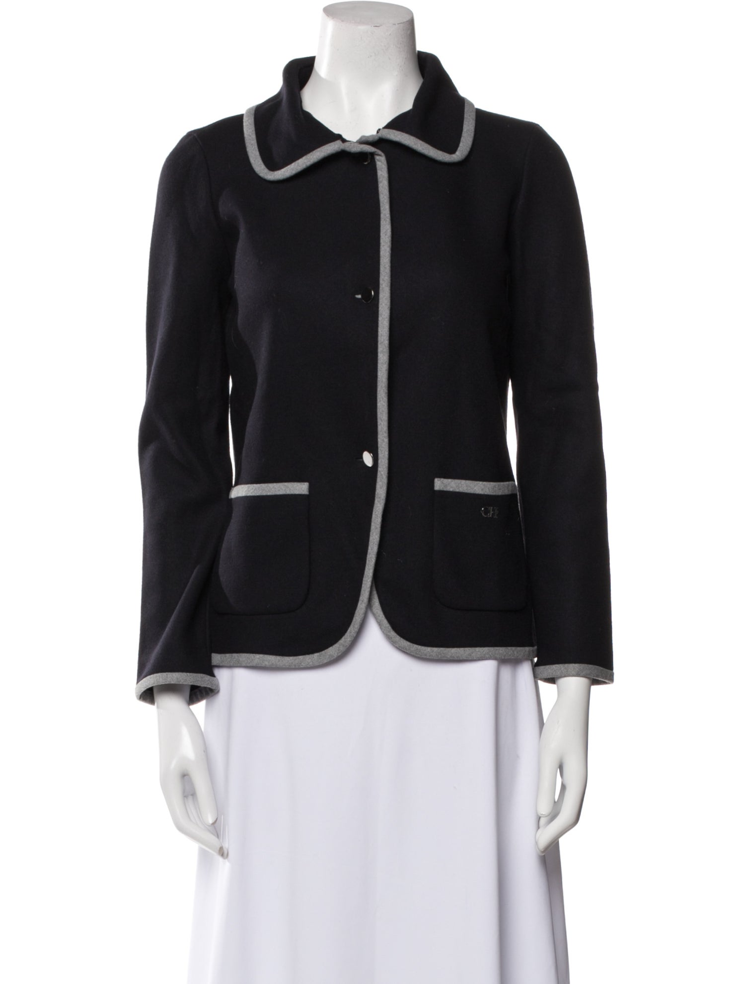 CH Carolina Herrera Virgin Wool Blazer