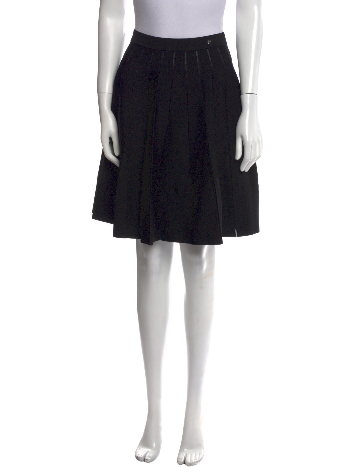 CH Carolina Herrera Wool Knee-Length Skirt