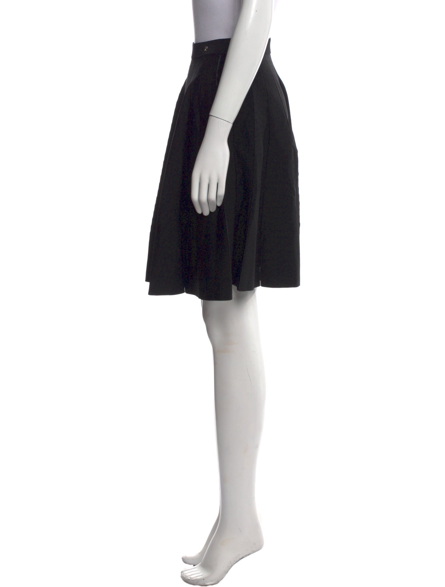 CH Carolina Herrera Wool Knee-Length Skirt