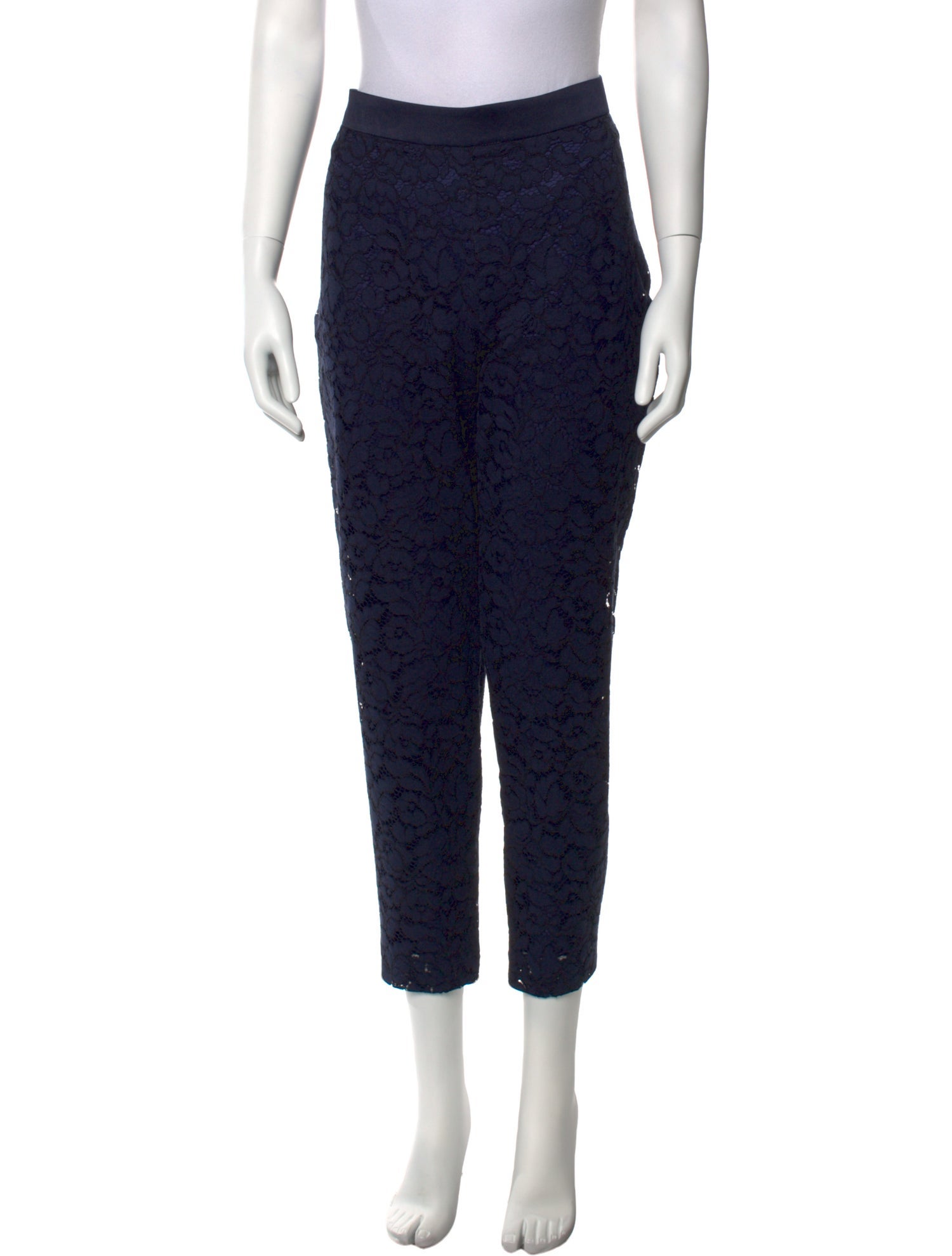 CH Carolina Herrera Animal Print Straight Leg Pants