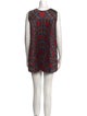 CH Carolina Herrera Plaid Print Mini Dress