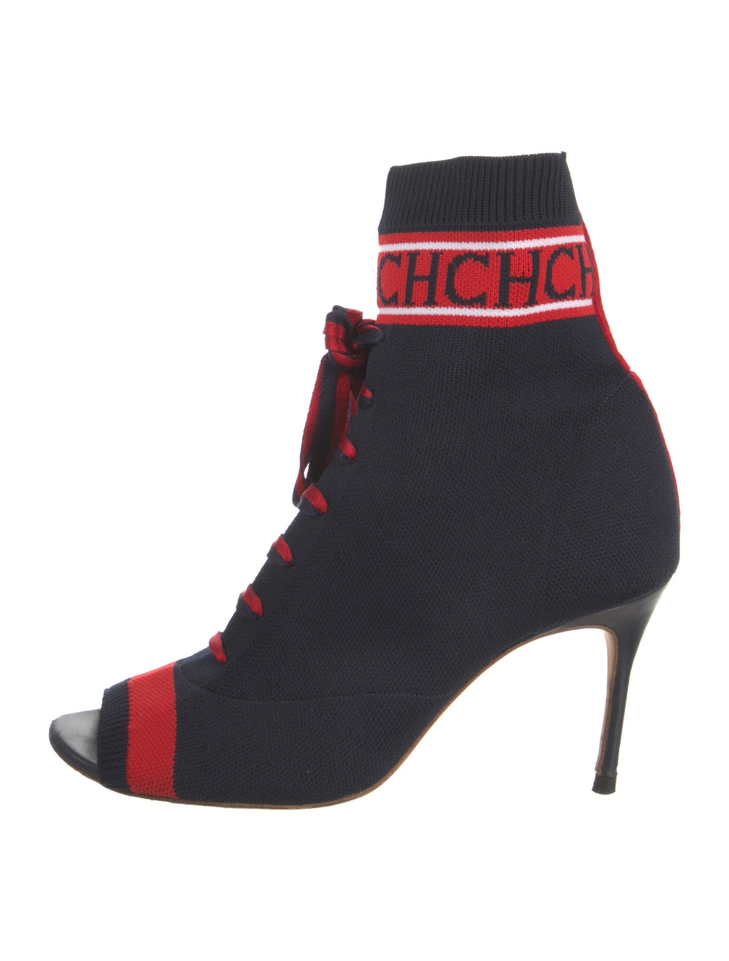 CH Carolina Herrera Printed Sock Boots