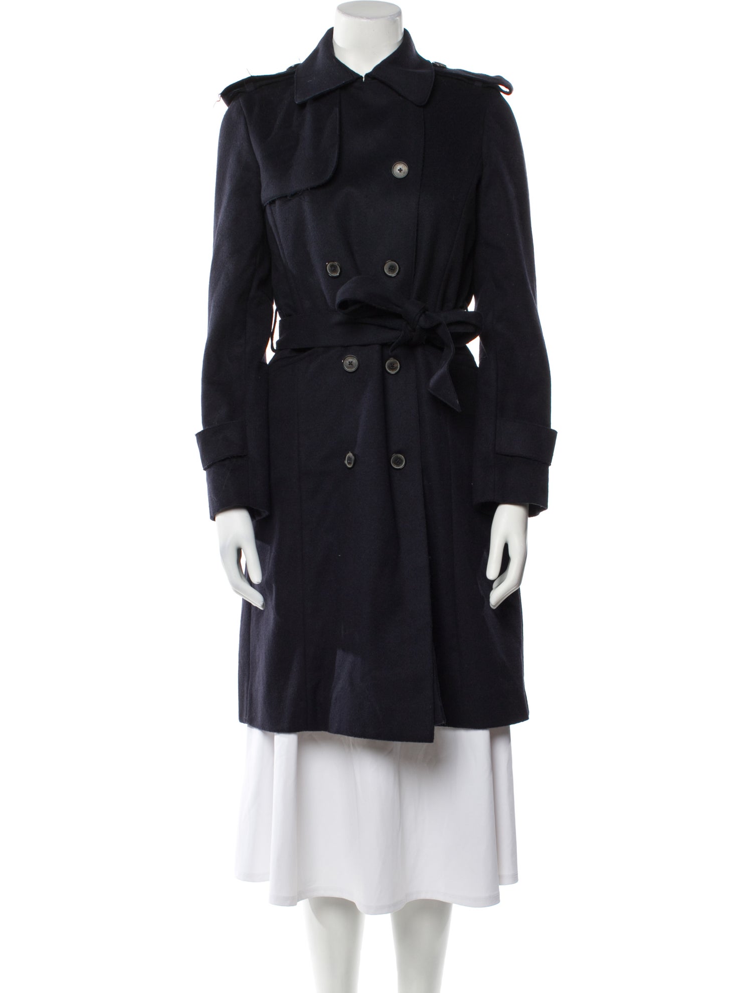 CH Carolina Herrera Virgin Wool Trench Coat