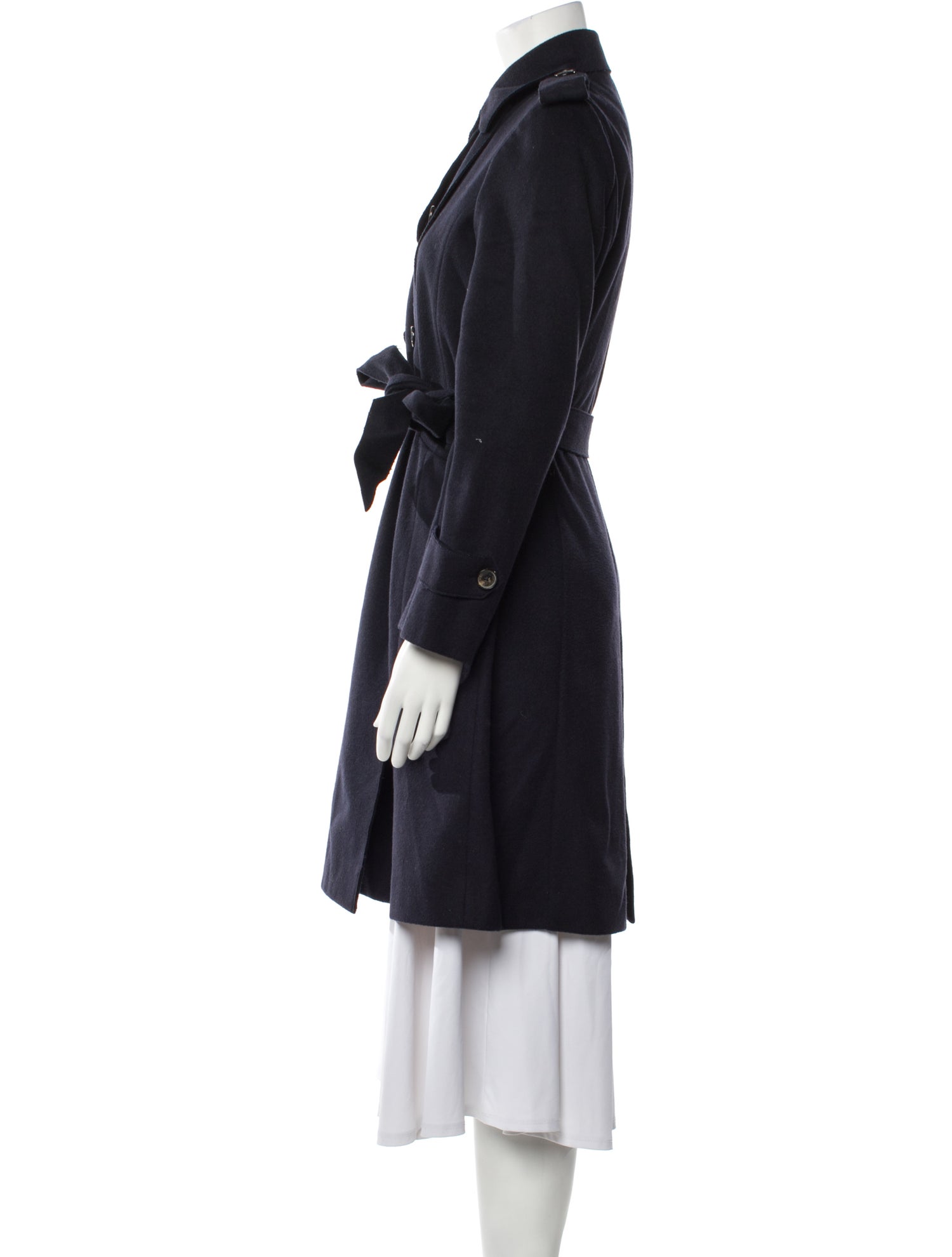 CH Carolina Herrera Virgin Wool Trench Coat