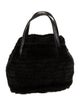 CH Carolina Herrera Mink Top Handle Bag
