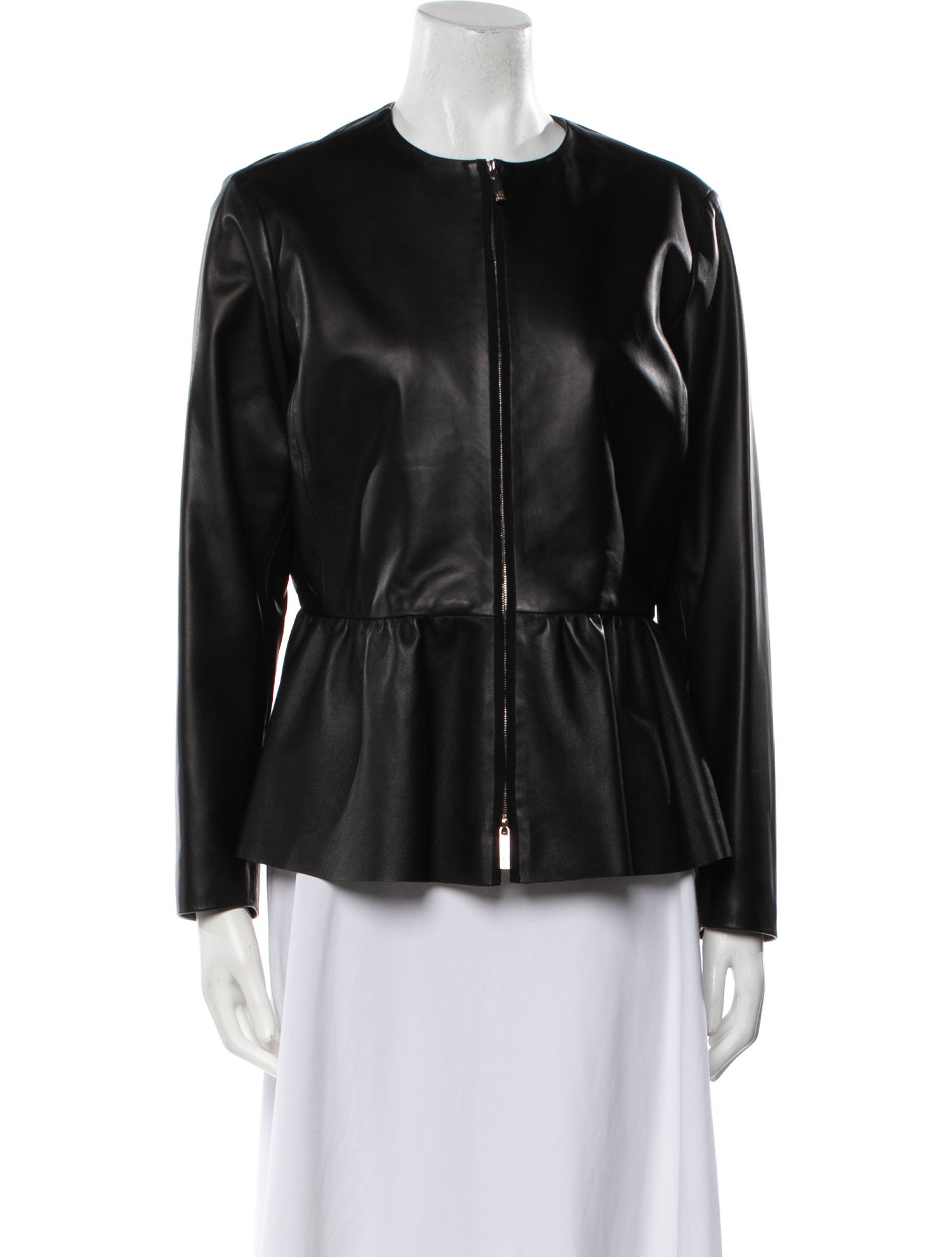 CH Carolina Herrera Leather Jacket