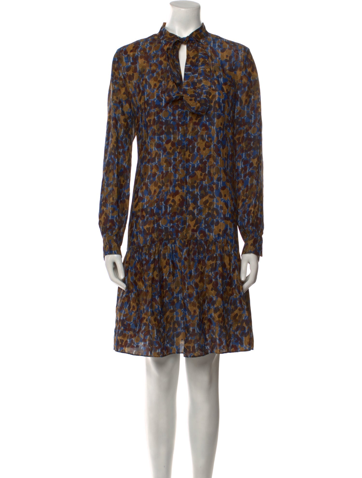 CH Carolina Herrera Printed Knee-Length Dress