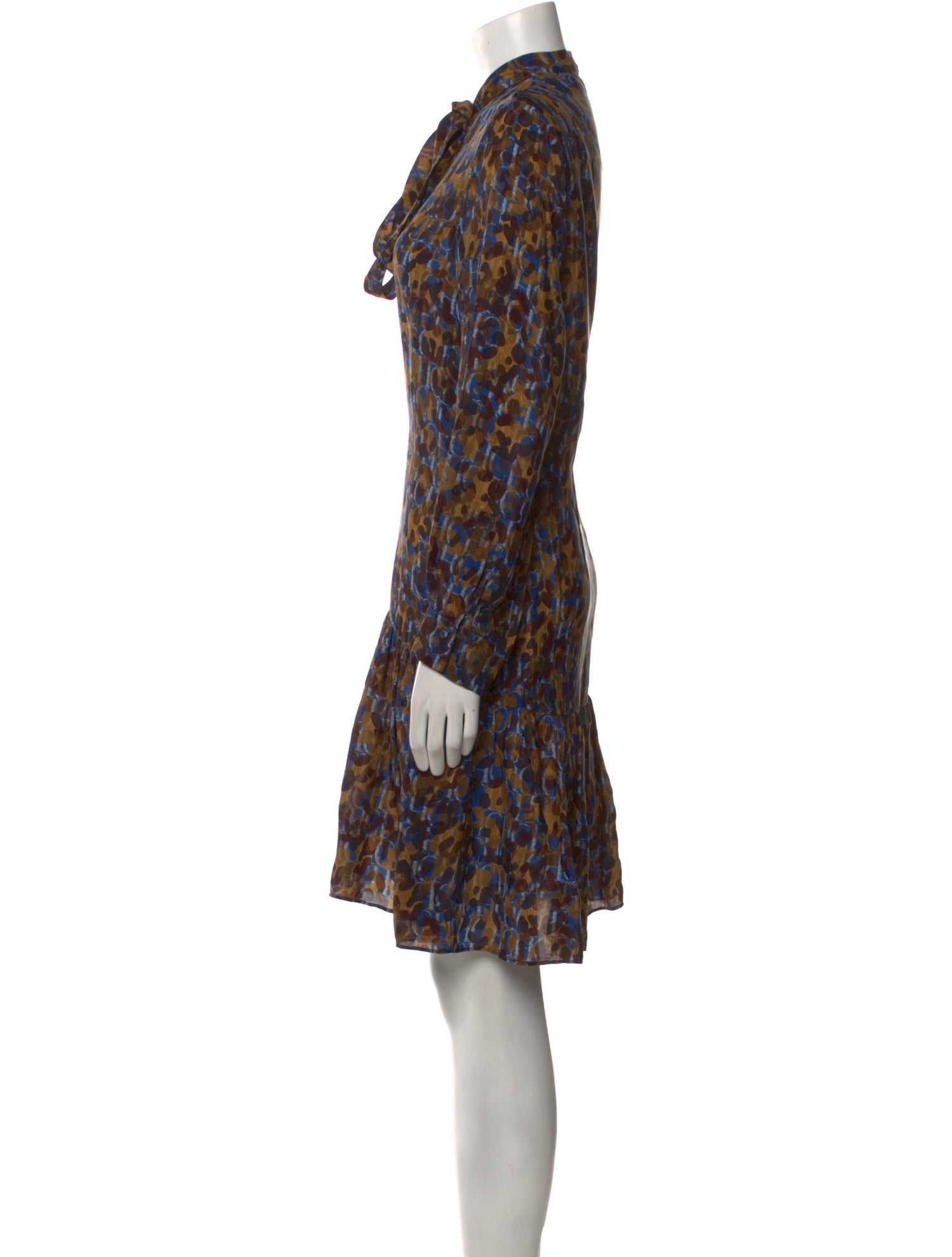 CH Carolina Herrera Printed Knee-Length Dress