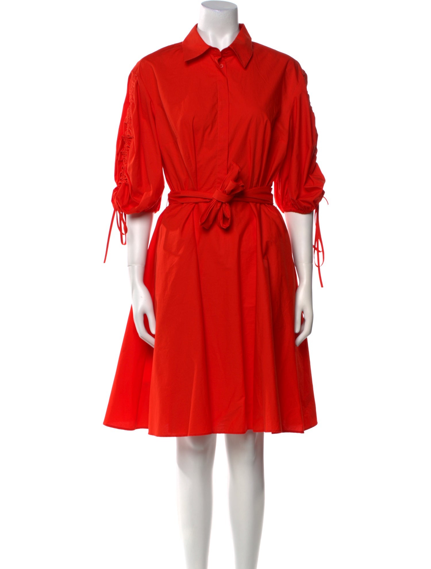 Print Silk Chiffon Halter Dress fuchsia/red - CH Carolina