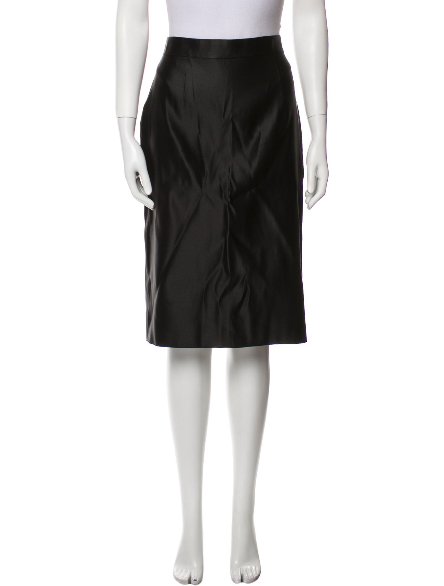 CH Carolina Herrera Silk Knee-Length Skirt