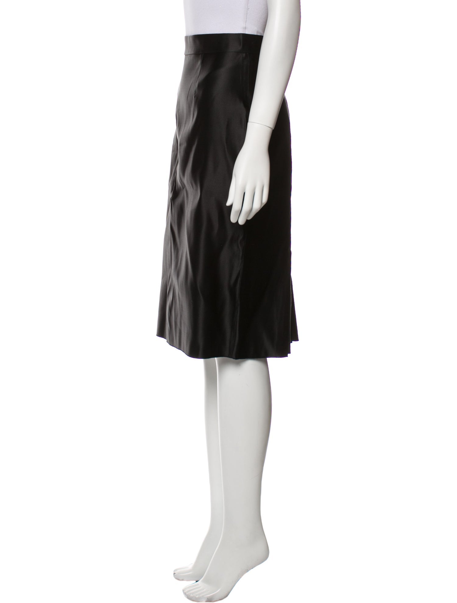 CH Carolina Herrera Silk Knee-Length Skirt