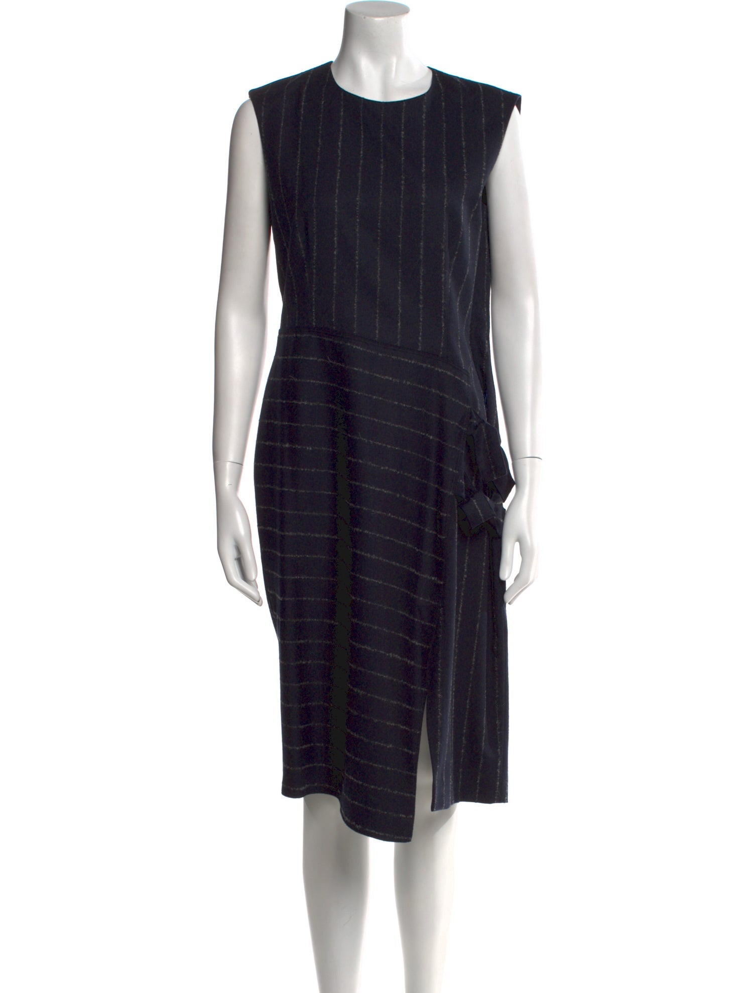 CH Carolina Herrera Virgin Wool Midi Length Dress w/ Tags