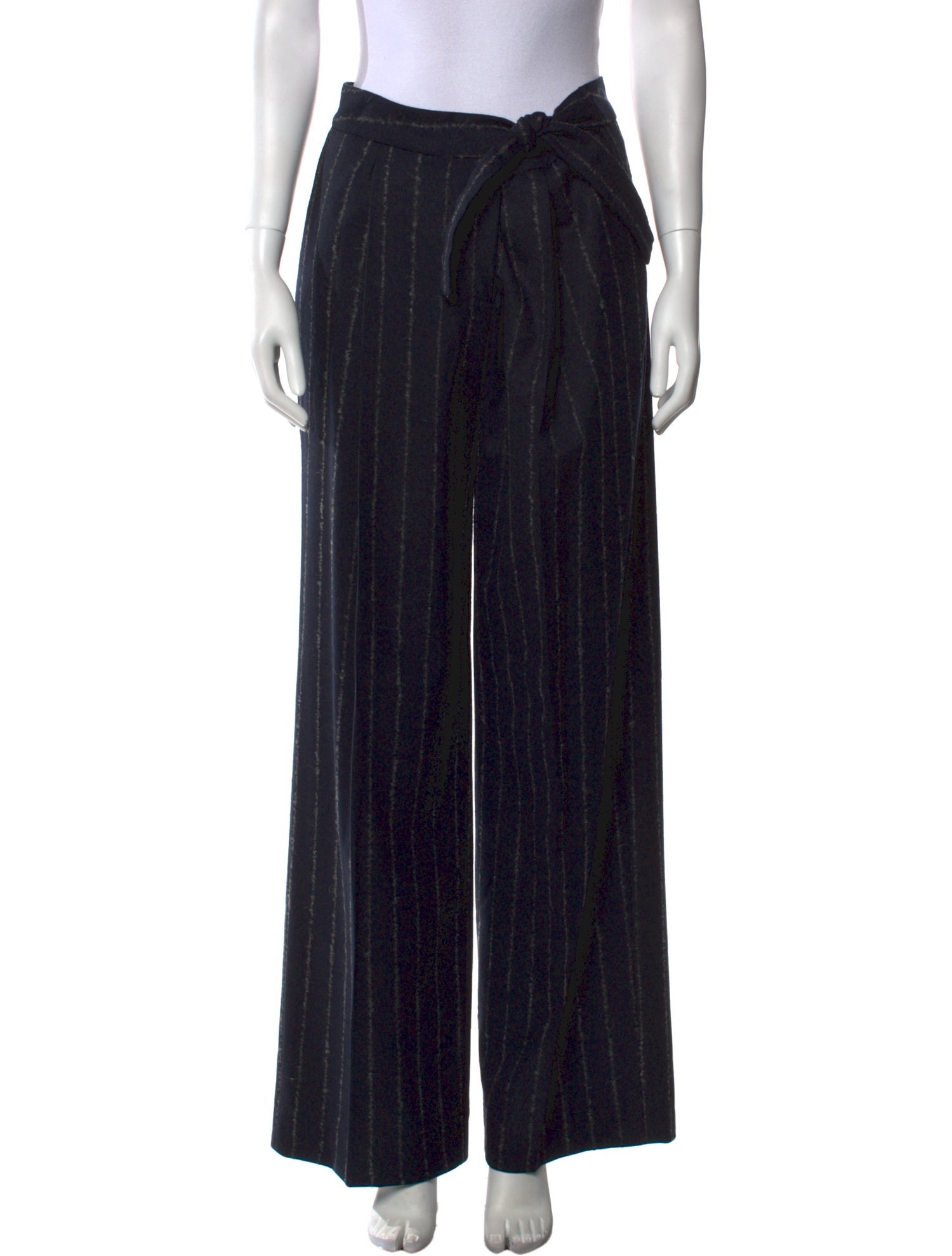 CH Carolina Herrera Virgin Wool Wide Leg Pants