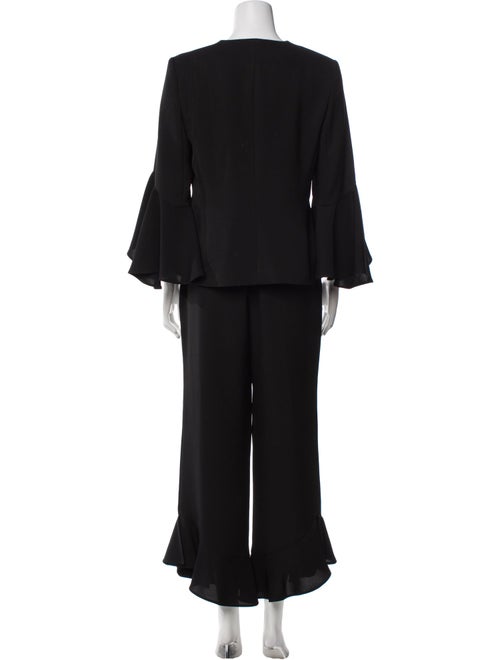 CH Carolina Herrera Ruffle Embellishment Pant Set