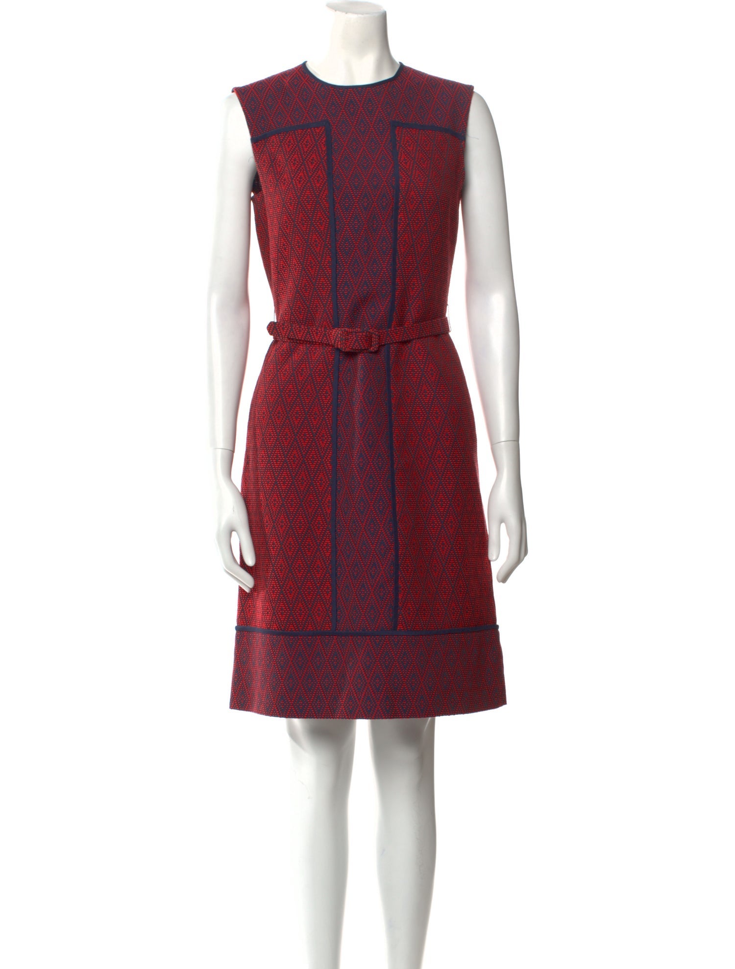 CH Carolina Herrera Printed Knee-Length Dress