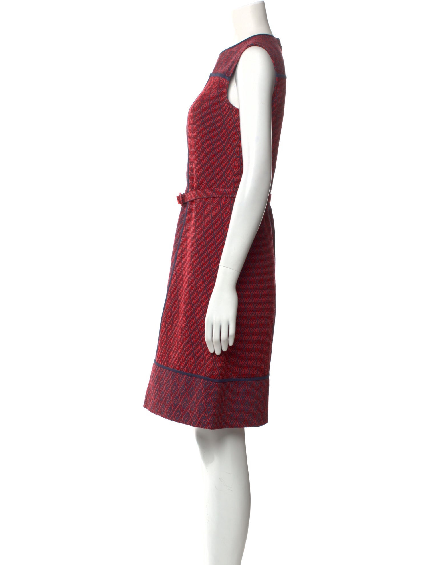 CH Carolina Herrera Printed Knee-Length Dress