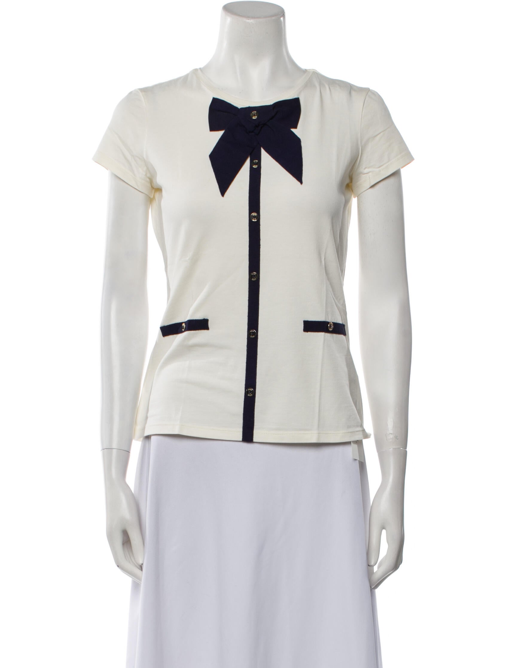 CH Carolina Herrera Patterned Crew Neck T-Shirt