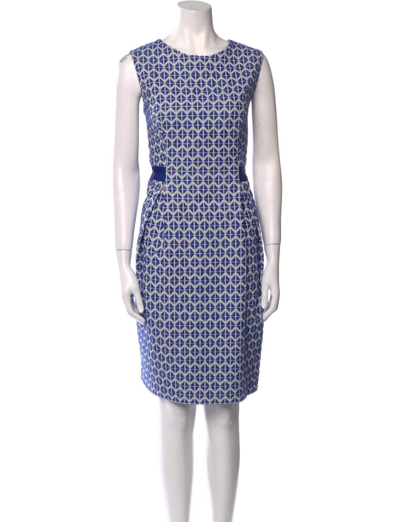 CH Carolina Herrera Silk Knee-Length Dress