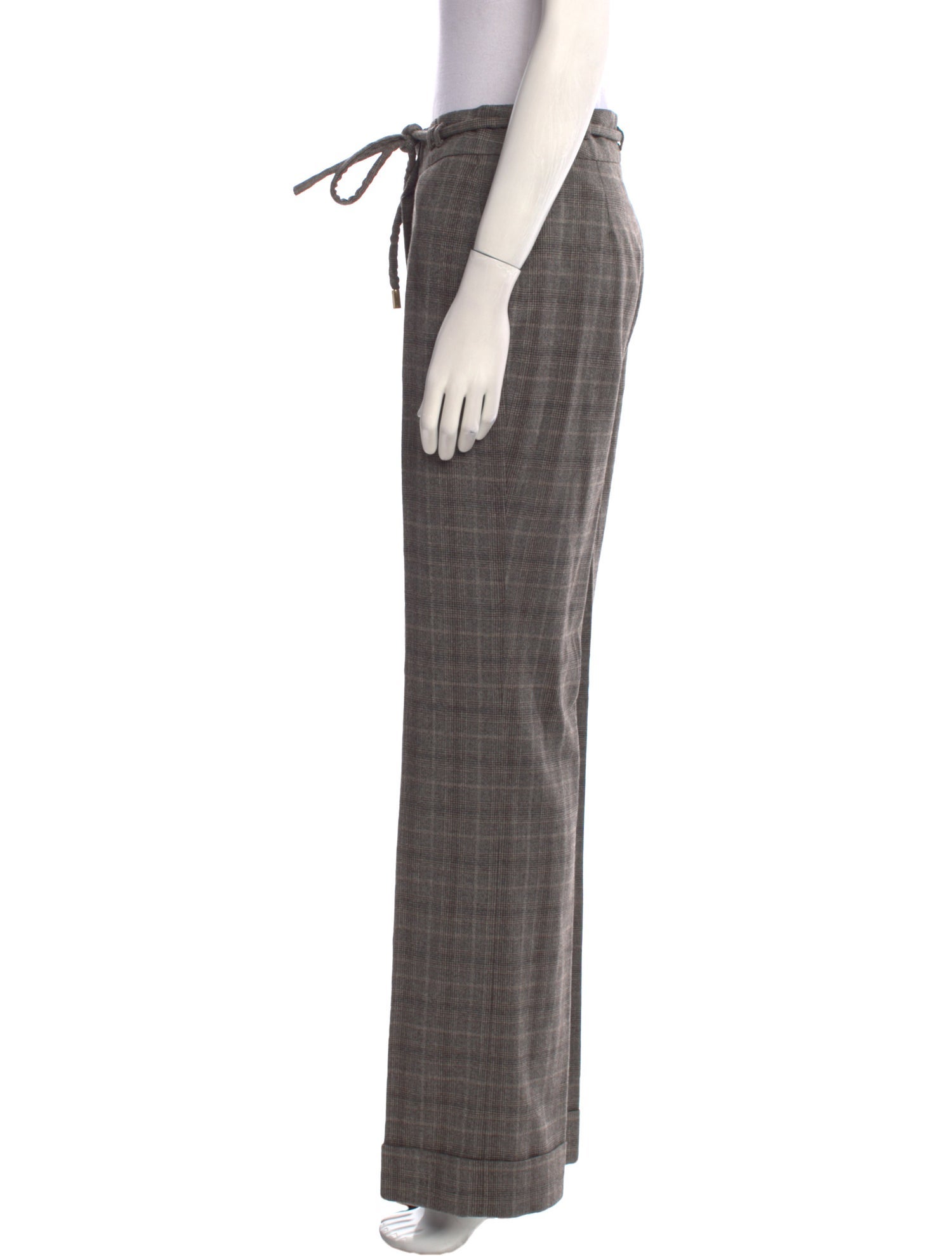 CH Carolina Herrera Wool Wide Leg Pants