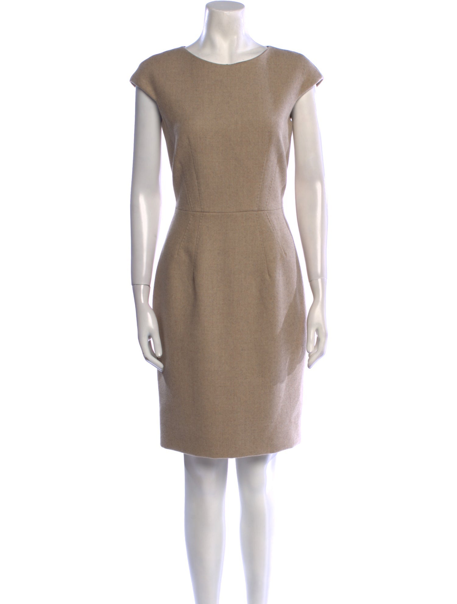CH Carolina Herrera Virgin Wool Knee-Length Dress