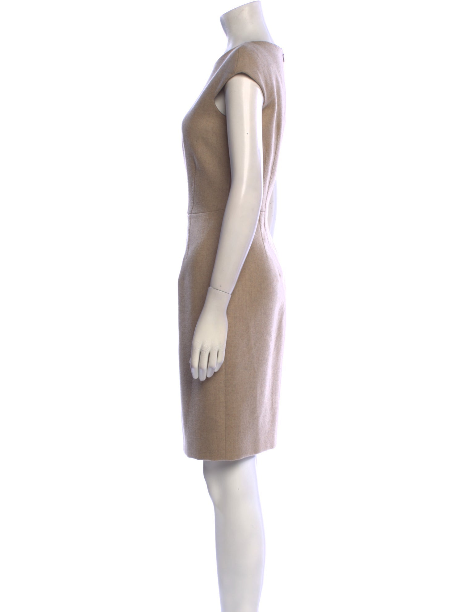 CH Carolina Herrera Virgin Wool Knee-Length Dress